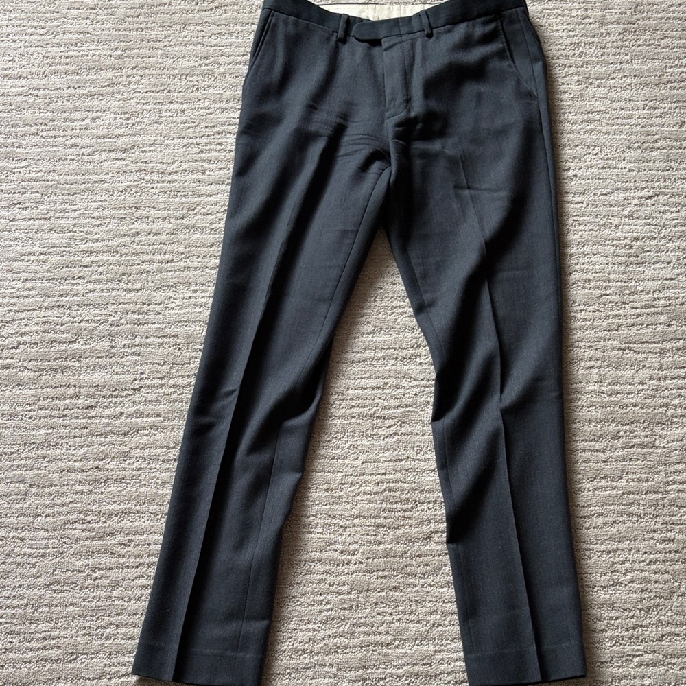 J. Crew Men's Blue-Gray Dress Pants - Slim Tailored Fit